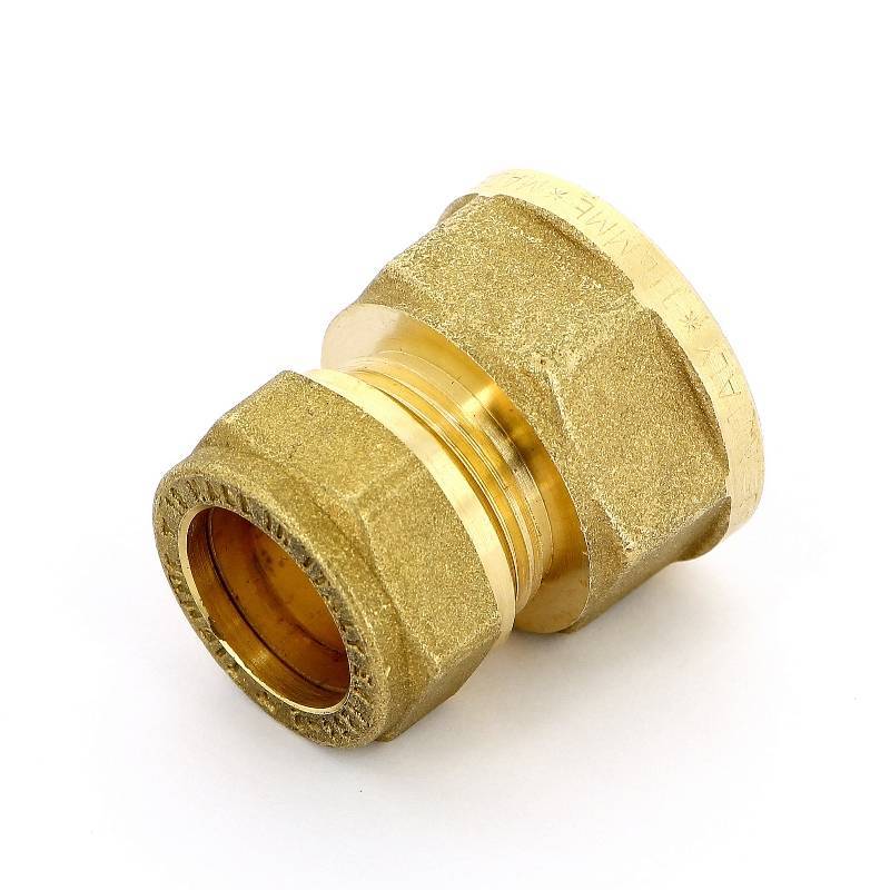 Муфта обжимная Tiemme 1100 18 мм х 3/4 ВР латунная 1100026