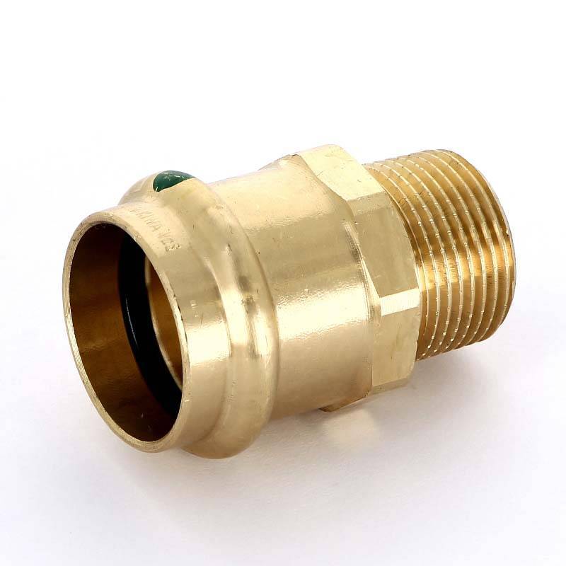 Муфта переходная пресс-Н Viega Sanpress бронза 28x3/4 297954