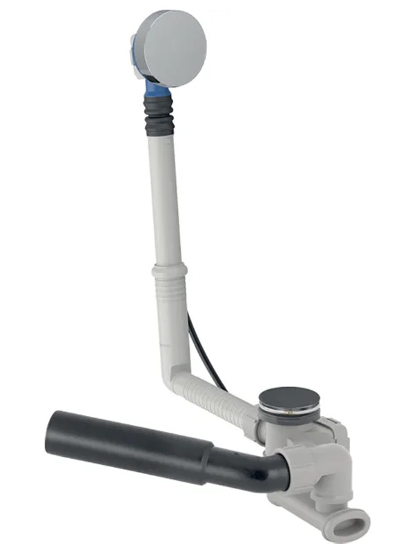 Слив-перелив Geberit d52 длина 26 см с декоративным комплектом глянцевый хром 150.520.21.6