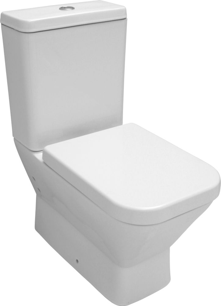 Унитаз напольный Serel Diagonal DG02SL с тонким сиденьем микролифт DG02SL