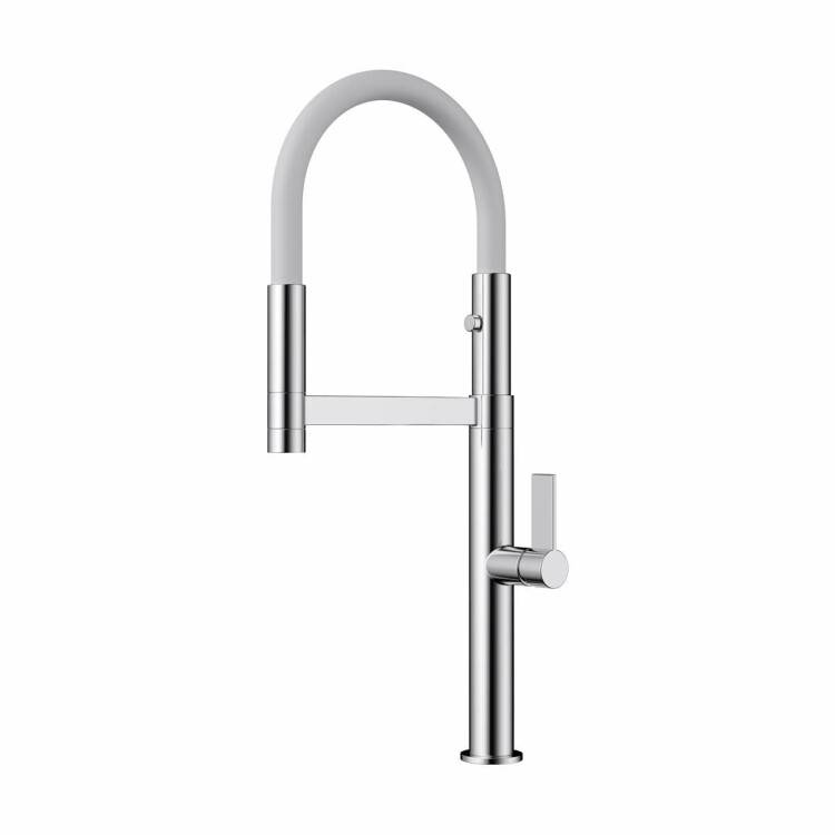 Смеситель для кухни OMOIKIRI Osaka хром/белый 4994332