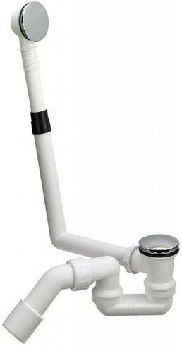 Слив-перелив для ванны Viega 6177.45 Click-clack 572853