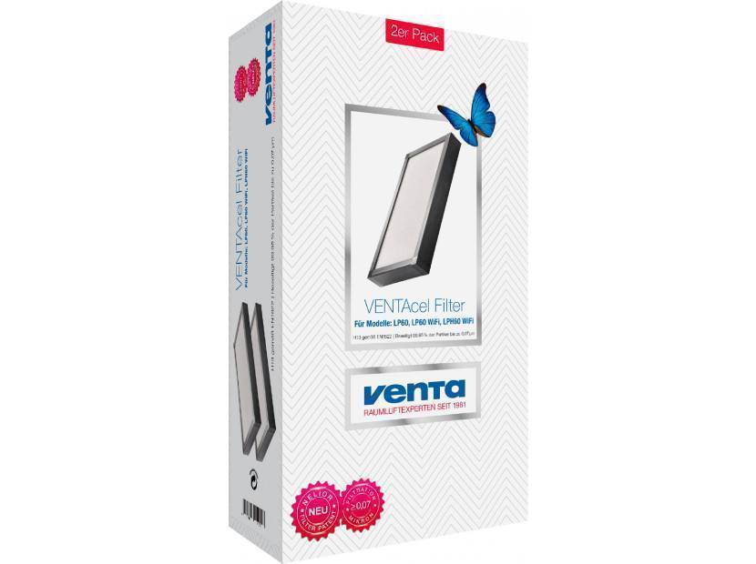 Фильтр тонкой очистки Venta VENTAcel для LP60/LPH60/AP902/AH902 2 шт 2124300