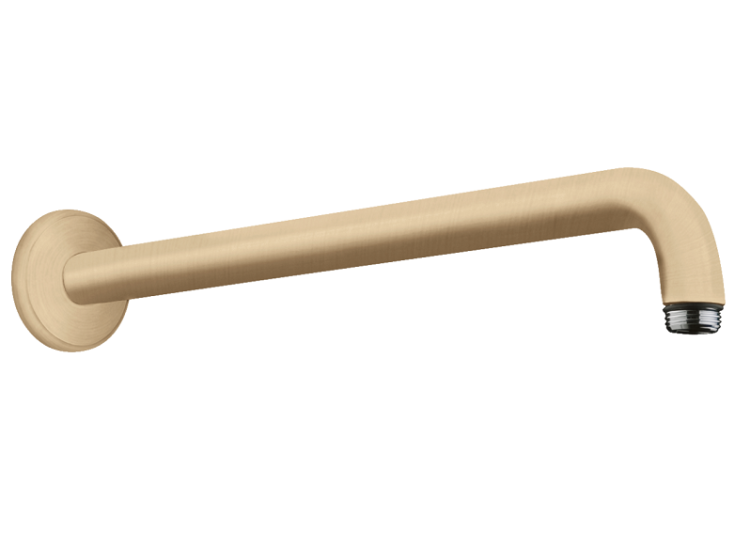 Держатель верхнего душа Hansgrohe 389 мм шлифованная бронза 27413140