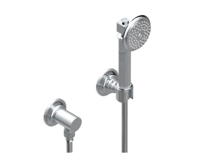 Душевой набор THG Grand Central With White Onyx Lever Handle 80 мм никель U9SB0152
