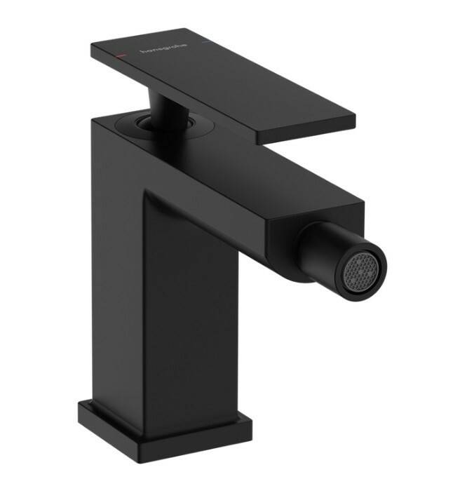Смеситель для биде Hansgrohe Tecturis E однорычажный черный матовый 73200670