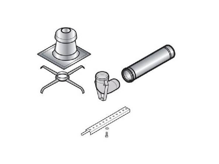 Набор для присоединения дымовой трубы De Dietrich DY 177 84887577