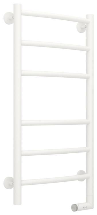 Полотенцесушитель электрический Сунержа Галант 2.0 800x400 мм МЭМ нижнее справа белый матовый 3052018040