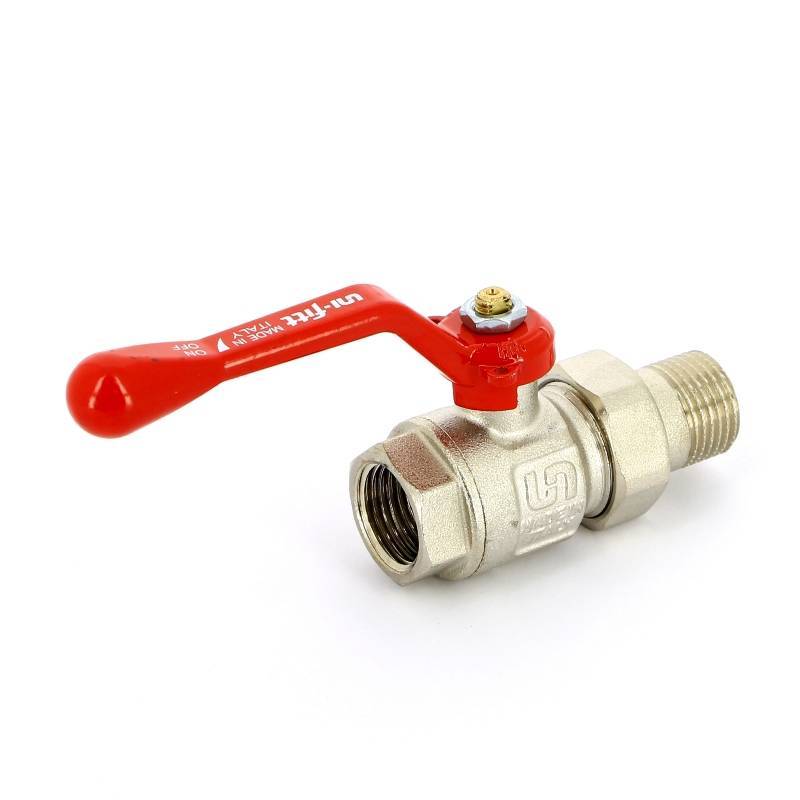 Кран шаровой полнопроходной Uni-Fitt рычаг с разъемным соединением 1/2 НВ 113L2000