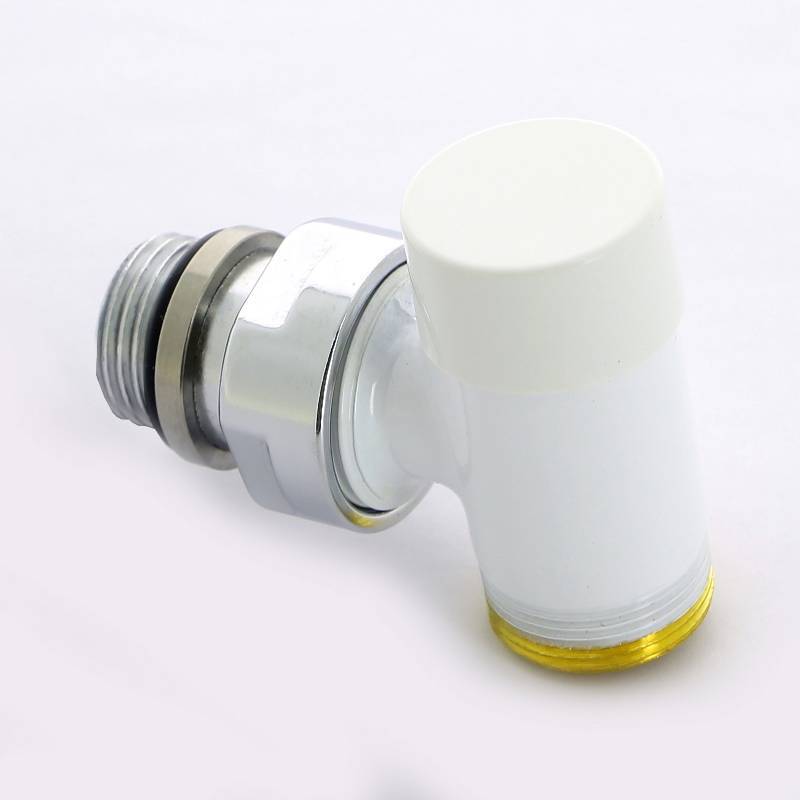 Вентиль обратный Carlo Poletti Compact угловой НН 1/2 x M24x19 белый V150211E