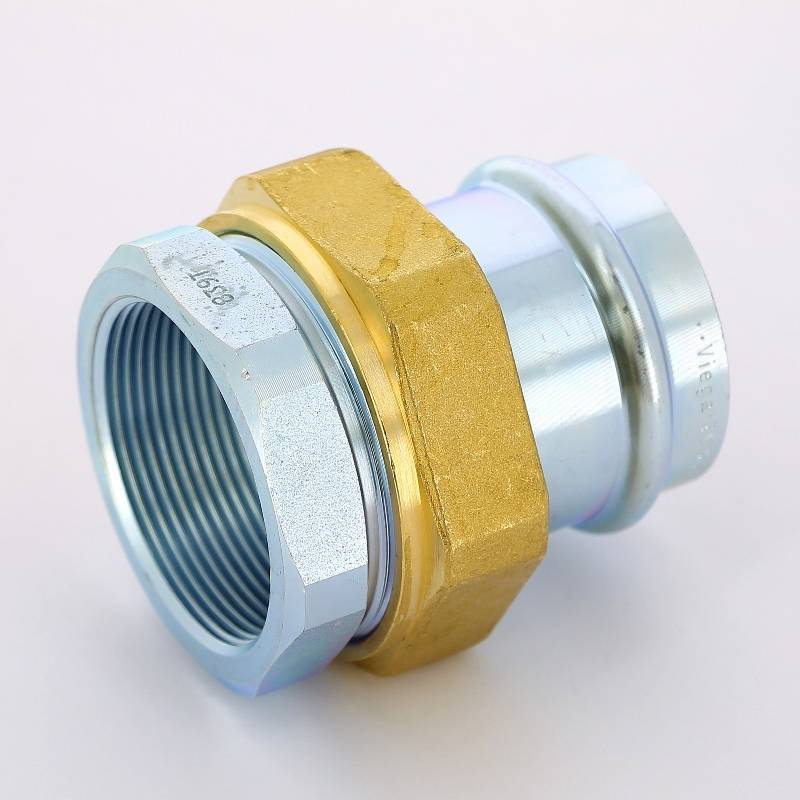 Муфта пресс с накидной гайкой Viega Prestabo 54x2 оцинкованная сталь 643515