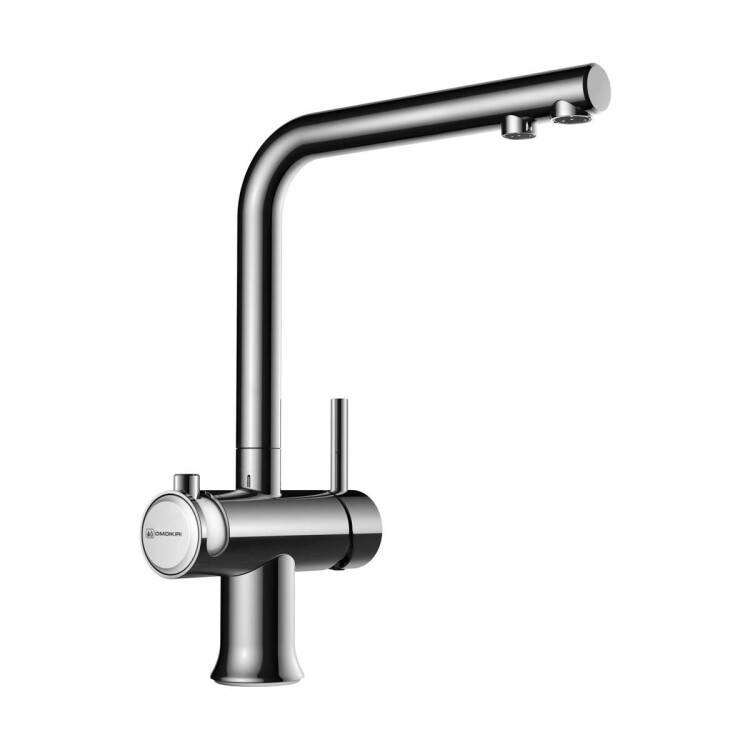 Смеситель для кухни OMOIKIRI Hotaru хром/белый 4994051