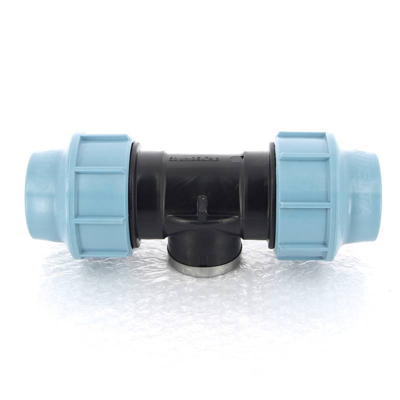 Тройник обжимной с внутренней резьбой Unidelta 50х1 1/4 для ПНД 1007050005