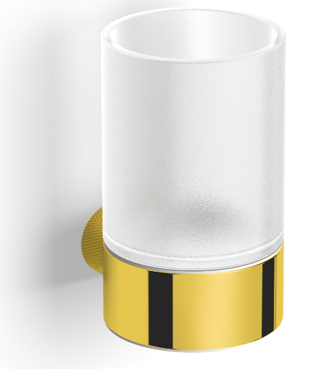 Стакан с держателем Splendy Passion 71.5х92х119 мм золото матовое PA4031VSGM