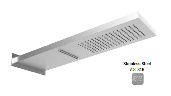 Верхний душ Almar Wall Mounted head showers AISI 316 E044199316