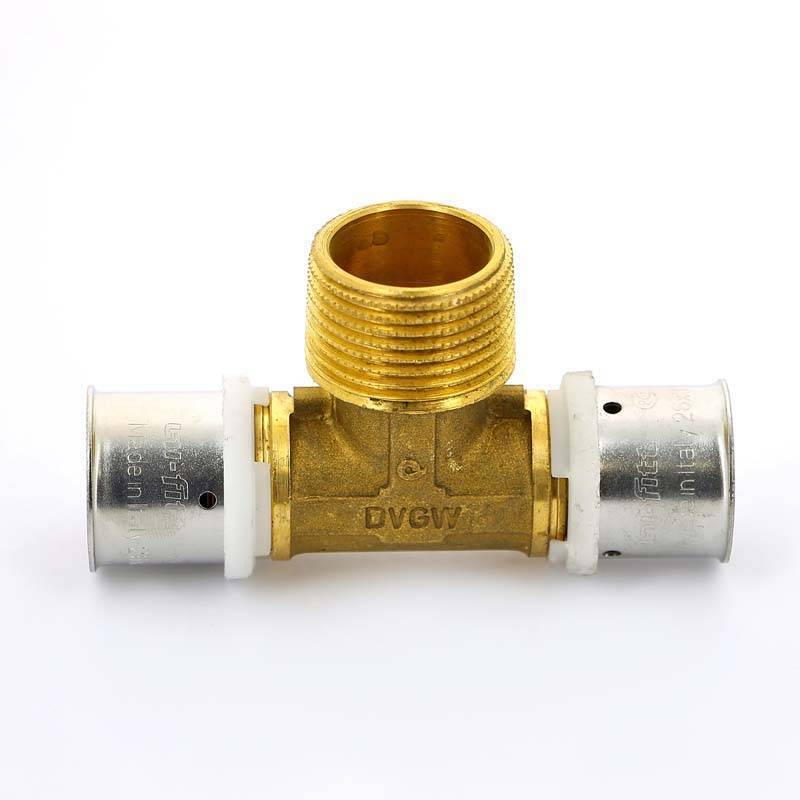 Тройник пресс с наружной резьбой Uni-Fitt 26х1х26 708G8480