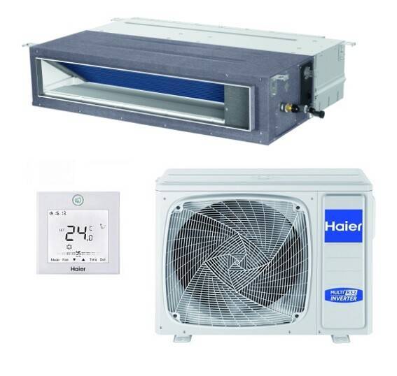 Сплит-система канальная Haier R32 ECO AD105S1LM1FA / 1U105S1LS1FB