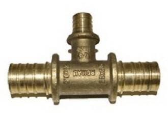 Тройник переходной REHAU RAUTITAN RX 50-40-50 бронза 13660061001