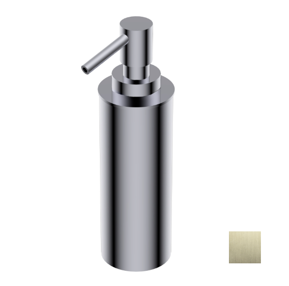 Дозатор для жидкого мыла Ritmonio Elementa Fittings настольный Brushed Shampagne PVD 7GS004F46