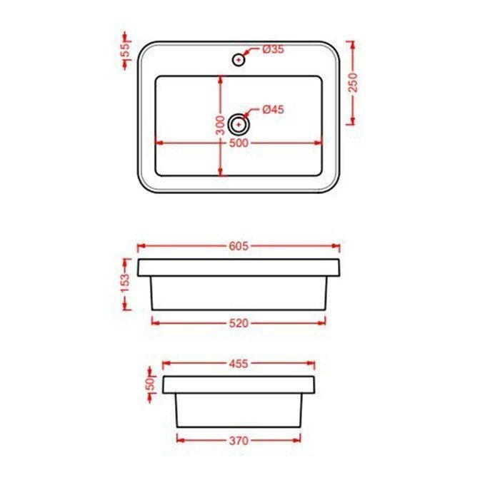 Раковина Artceram FUORI SCALA 605x455x153 мм, 1 отверстие для смесителя, цвет Grigio oliva matt TFL0341500