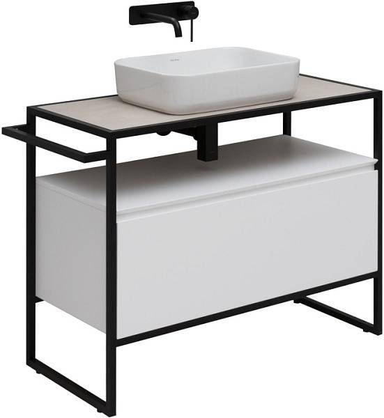 Тумба под раковину Allen Brau Priority 100 см белый матовый 1.31003.WM