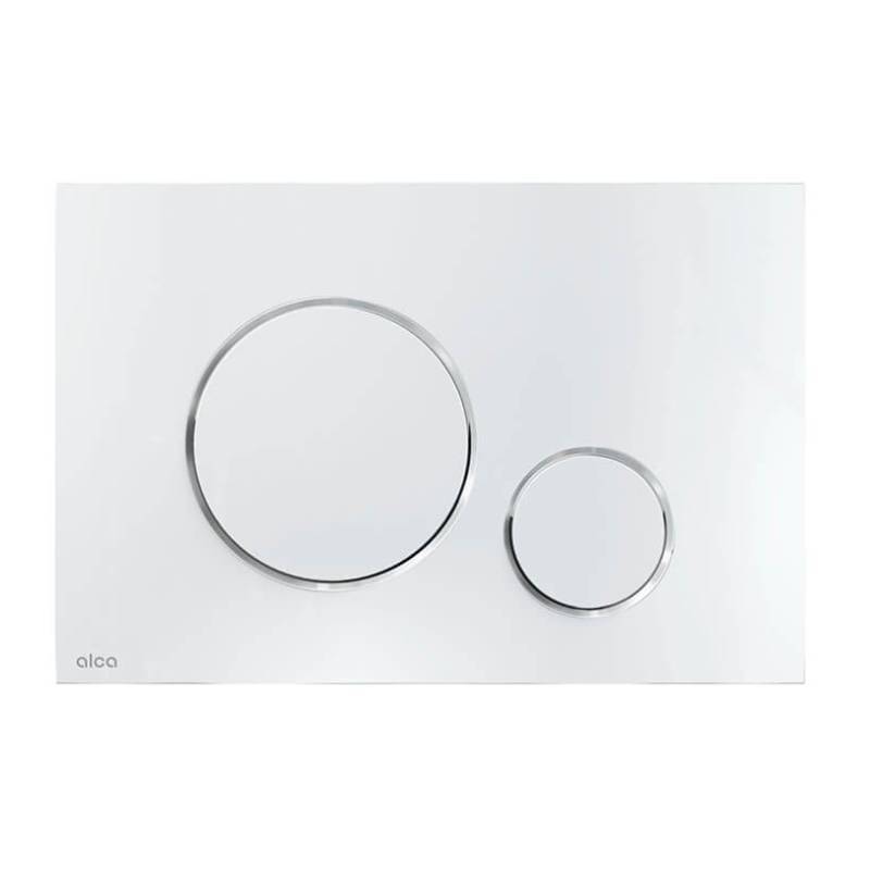 Инсталляция для унитаза Alcaplast AM101/1120 с кнопкой M671 хром и шумоизоляцией AM101/1120-4:1 RU M671-0001