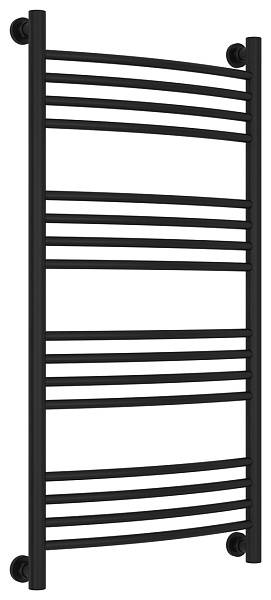 Полотенцесушитель водяной Сунержа Богема+ 500x1000 мм выпуклый матовый черный 31-0221-1050