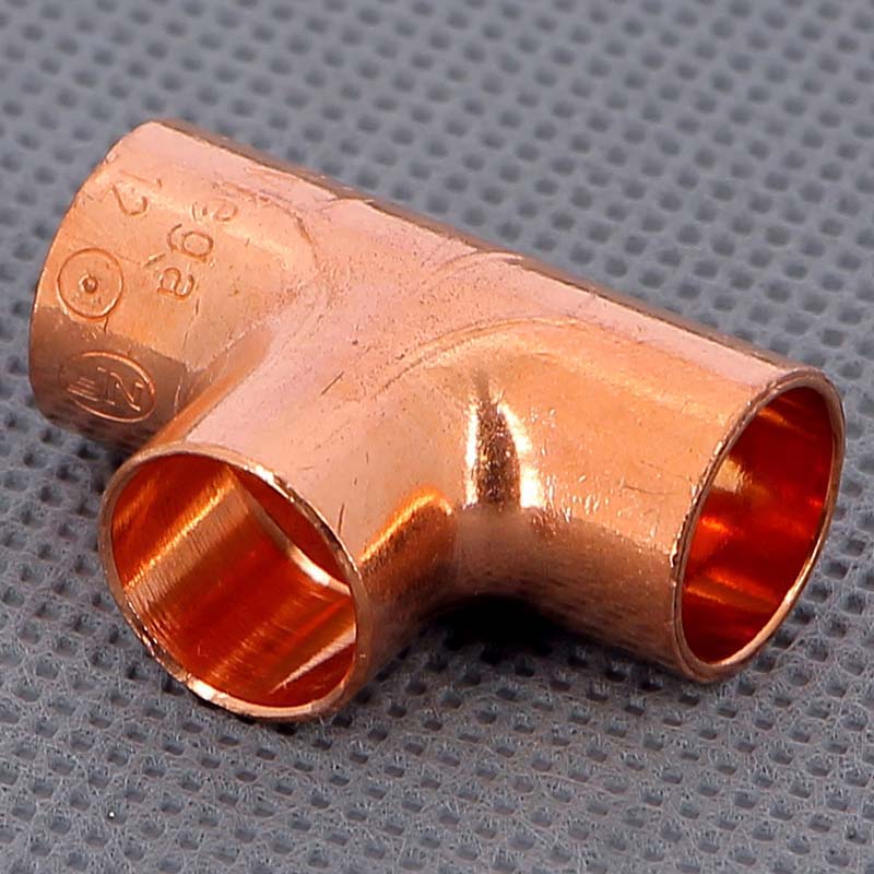 Тройник медный под пайку Viega 12 мм 101435