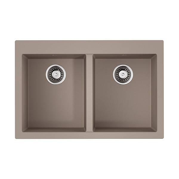 Кухонная мойка Omoikiri Bosen 80-2-CH Tetogranit 80x53 см шампань 4993841