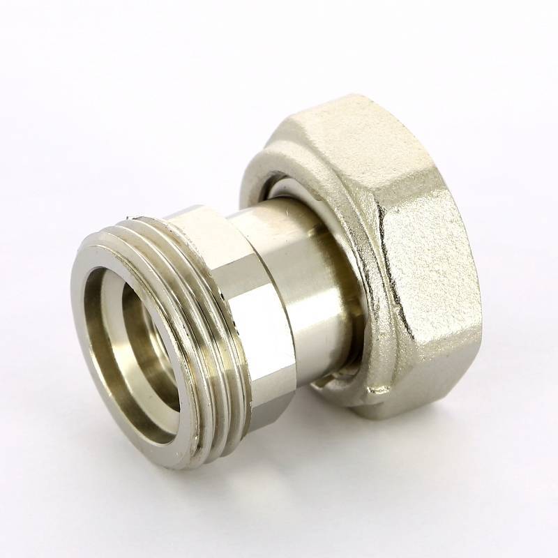 Соединение с накидной гайкой НВ Uni-Fitt 1 никелированное с плоской прокладкой 622N4000