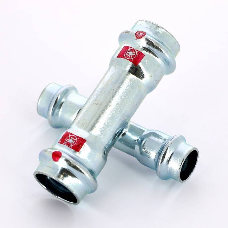 Крестовина пресс Viega Prestabo 22х15 мм сталь 601164