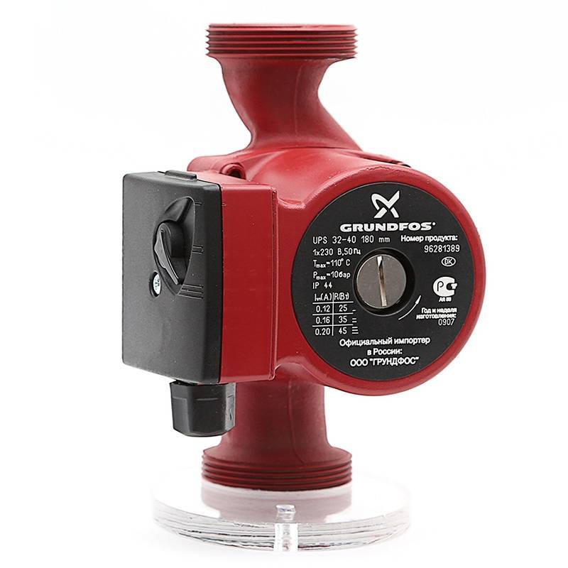 Насос циркуляционный Grundfos UPS 25-70 180 мм 96621354