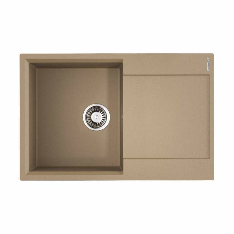 Мойка кухонная OMOIKIRI Daisen 78-CA карамель 780x510x210 мм 6 отверстий 4993324