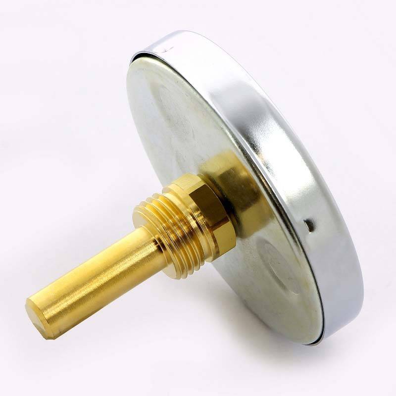 Термометр биметаллический Watts F+R801 80 мм 0-120 °C погружной гильза 50 мм 10005931