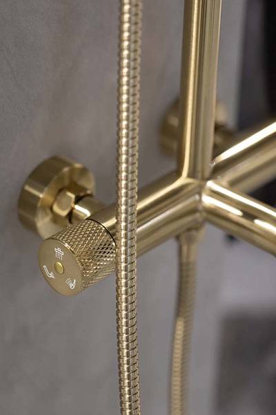 Смеситель для ванны Boheme Uno однорычажный золото матовое 463-MG