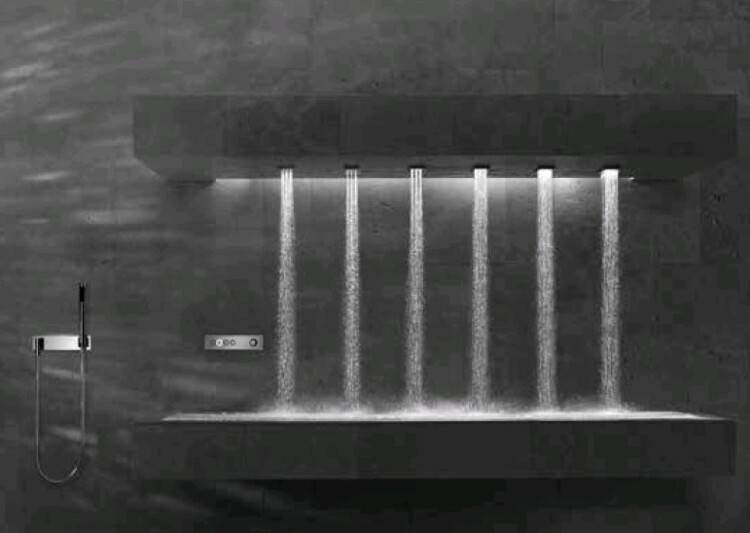 Душевая система Dornbracht eSolutions Horizontal Shower ATT с внутренней частью хром 41288979-00 / 35288970-90