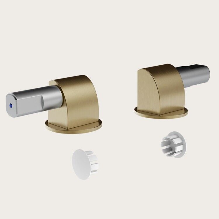Петли для сиденья унитаза Gessi плавного закрывания Warm Bronze Brushed PVD 37584726