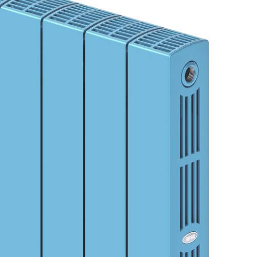 Радиатор биметаллический RIFAR SUPReMO 500 10 секций боковое подключение Сапфир RS50010