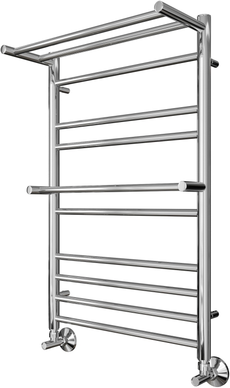 Полотенцесушитель водяной Aquatek Альфа П10 500х800 мм хром AQ RRP1080CH