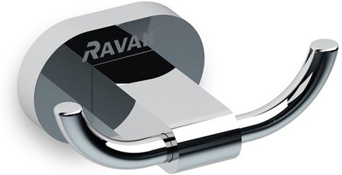 Крючок двойной RAVAK Chrome CR 100.00 X07P186
