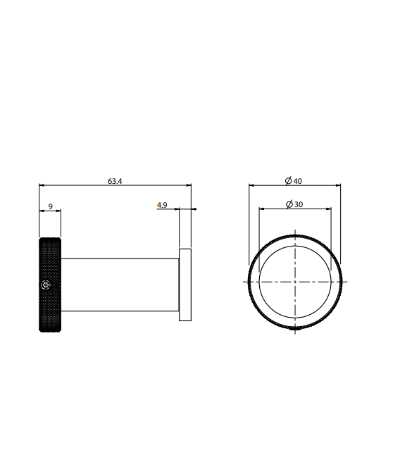 Крючок одинарный Fima Carlo Frattini Spillo Tech X хром F6004T1XCR