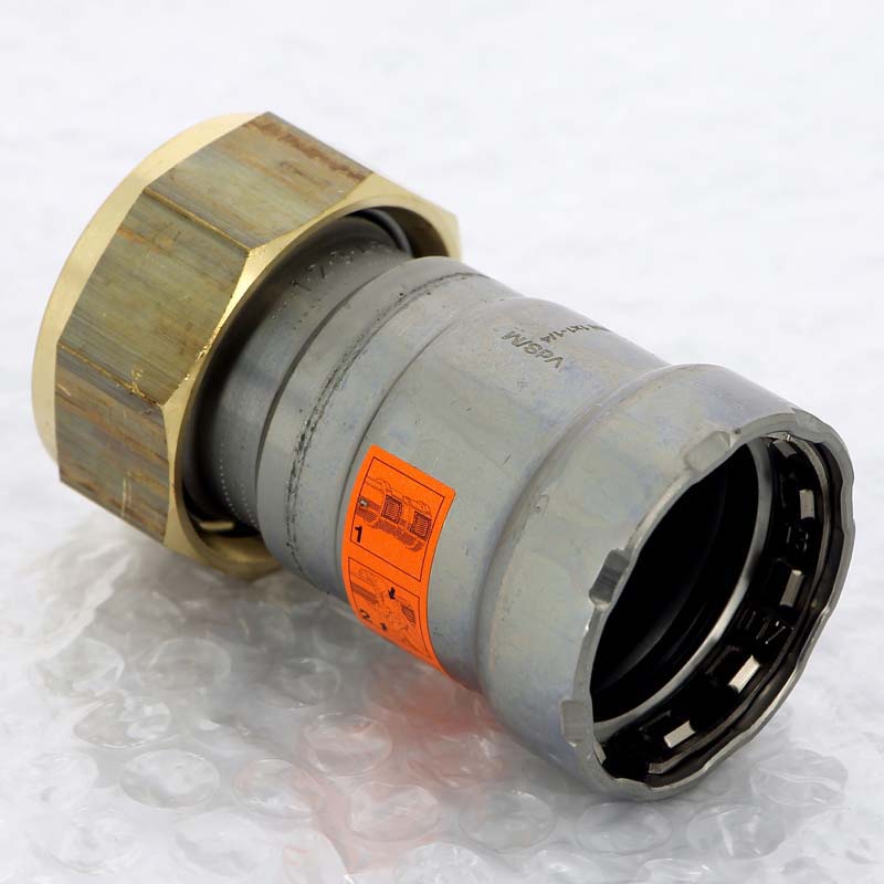 Муфта переходная пресс-В Viega Megapress с накидной гайкой 1х1 1/4 оцинкованная сталь 718848