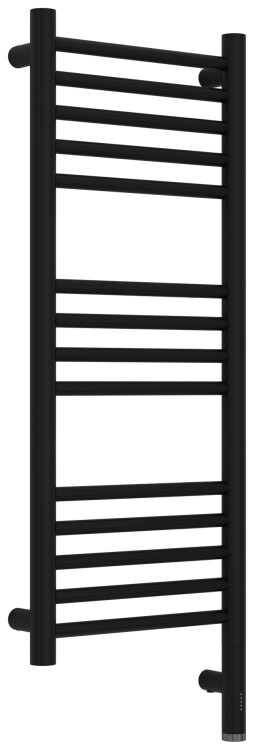 Полотенцесушитель электрический Сунержа Богема 3.1 800x300 мм МЭМ нижнее справа черный матовый 3160058030