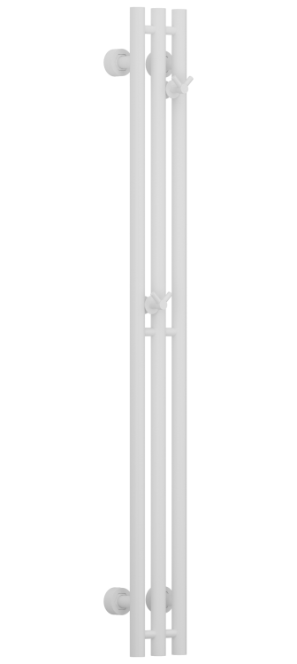 Полотенцесушитель водяной Сунержа Терция PRO 1200x150 мм белый матовый 30-0444-1210