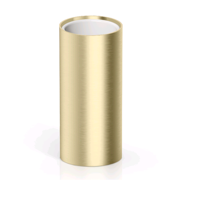 Стакан Decor Walther MIKADO MK SMB 55х55х125 мм золото матовое/белый 0522582