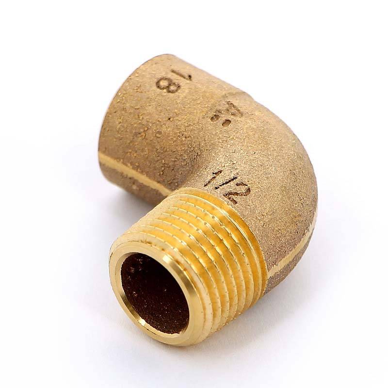 Угол 90° бронзовый Viega пайка-НР 18х1/2 107635