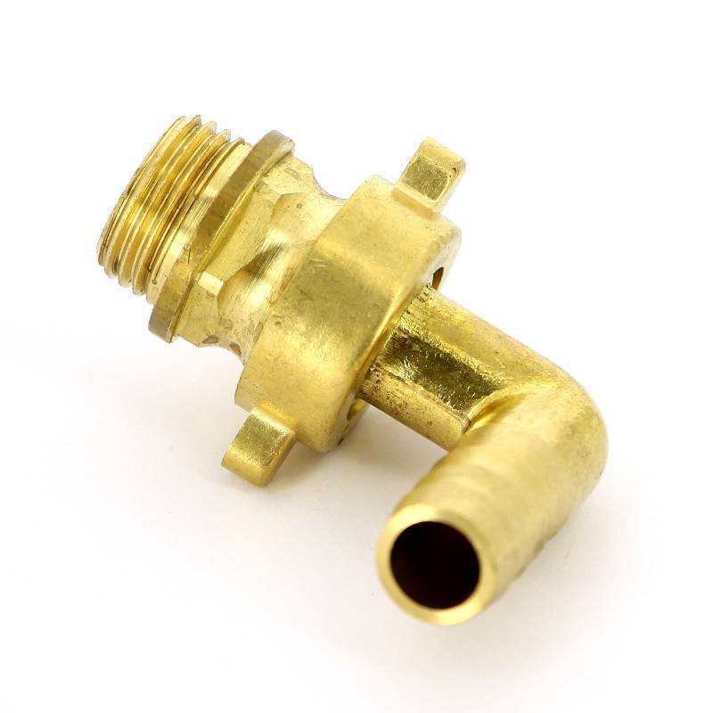 Штуцер для шланга Tiemme 1503 3/4 наружная резьба угловой разъемный 1500494