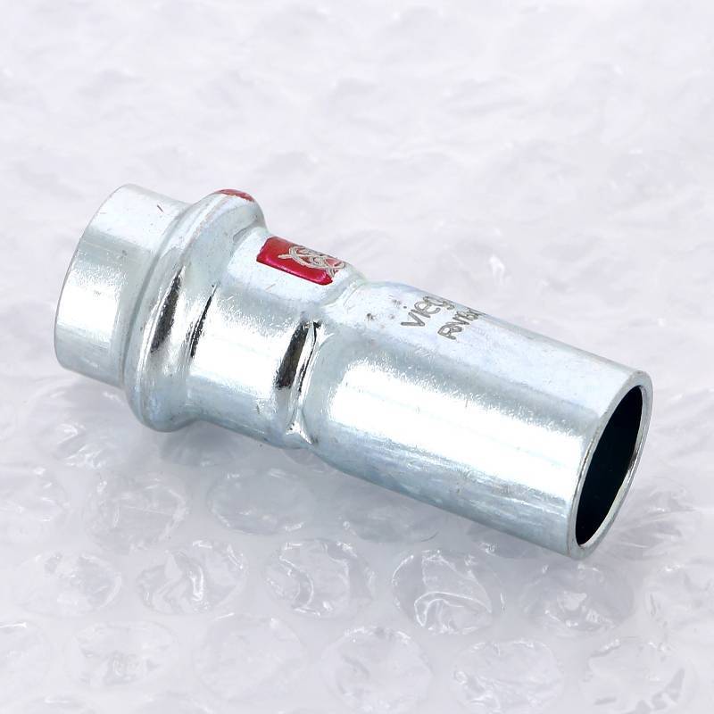 Муфта-вставка пресс из оцинкованной стали Viega Prestabo 18х15 мм 558499