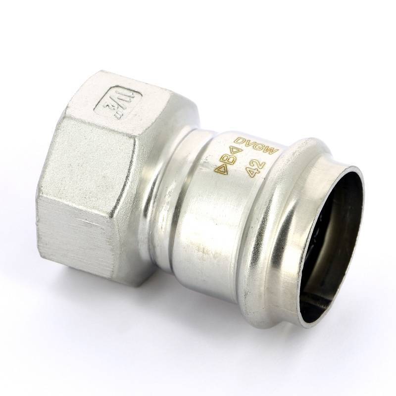 Муфта переходная пресс IBP B-Press Inox 42 мм x 1 1/2 внутренняя резьба нержавеющая сталь PS4270G0421200