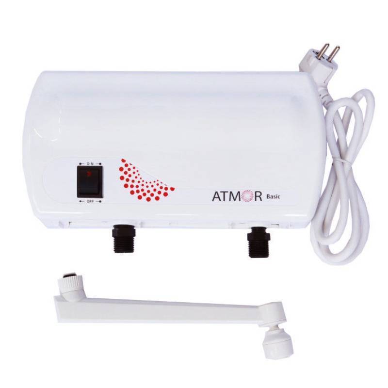 Водонагреватель электрический проточный Ariston Atmor Basic 5 кВт кран 3520065